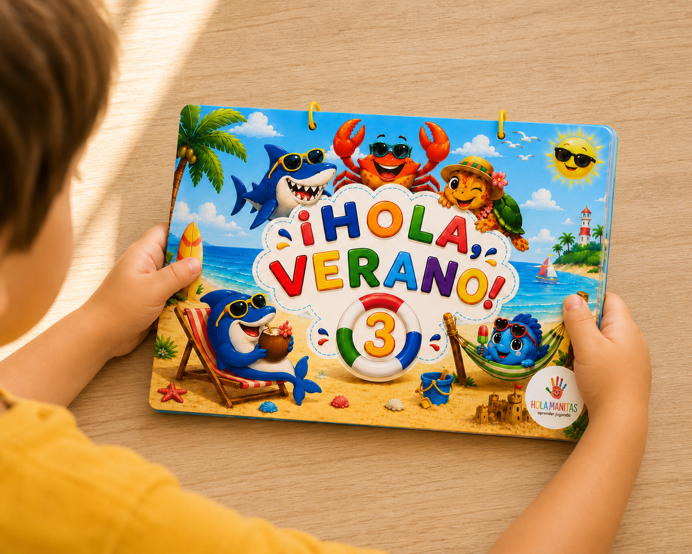 HOLA VERANO 3 | Cuaderno Manipulativo 3-4 años