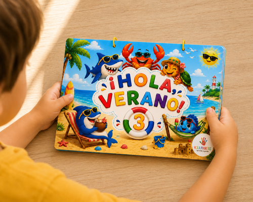 HOLA VERANO 3 | Cuaderno Manipulativo 3-4 años