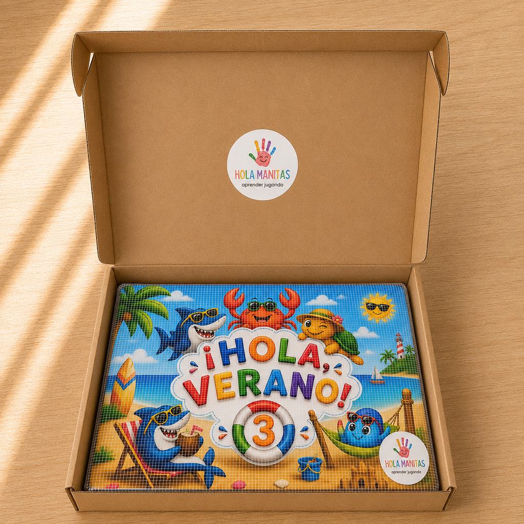 HOLA VERANO 3 | Cuaderno Manipulativo 3-4 años