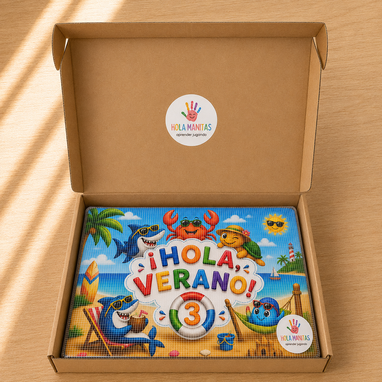 HOLA VERANO 3 | Cuaderno Manipulativo 3-4 años