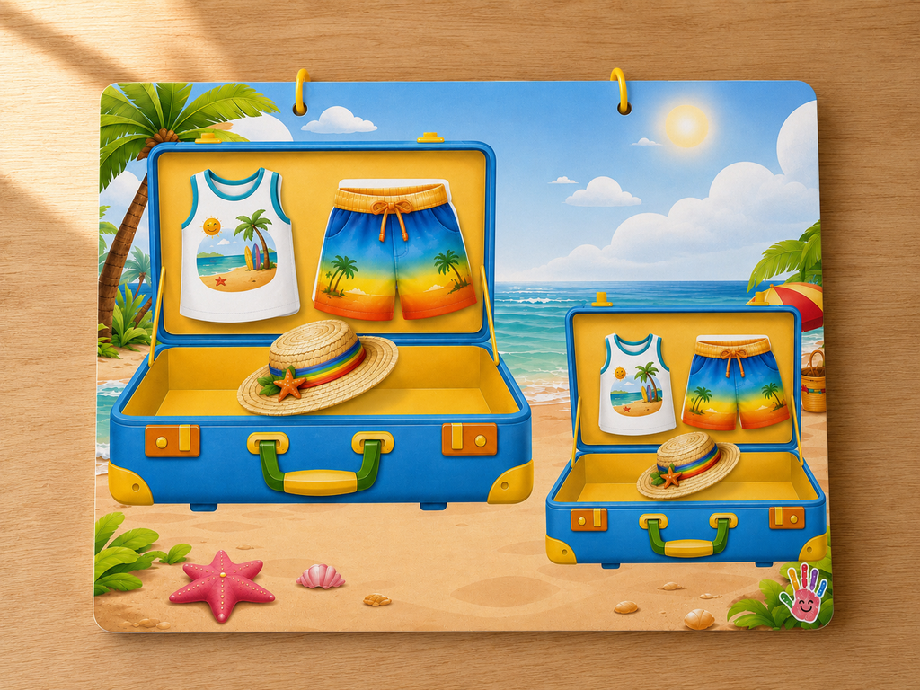 HOLA VERANO 3 | Cuaderno Manipulativo 3-4 años
