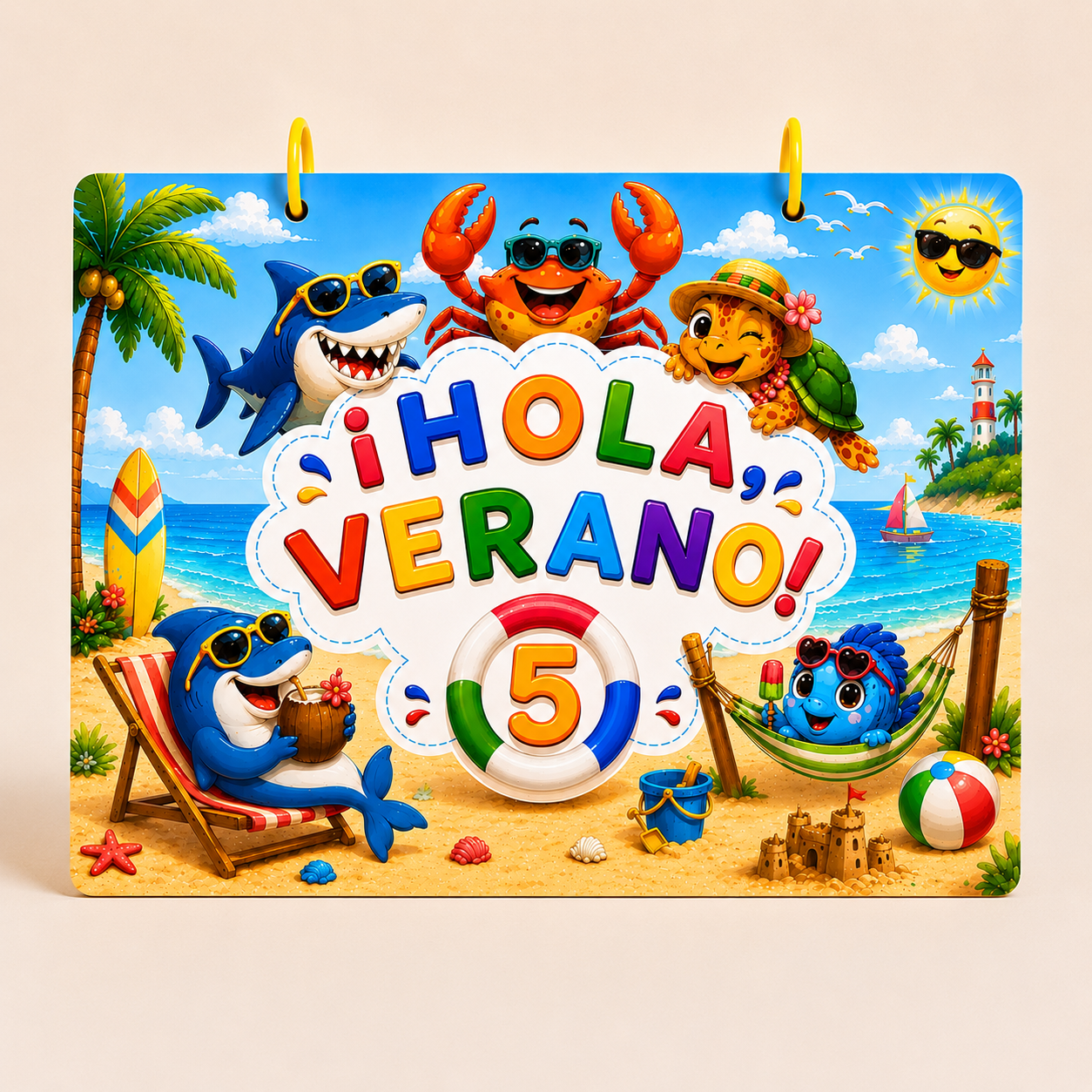 HOLA VERANO 5 | Cuaderno Manipulativo 5-6 años